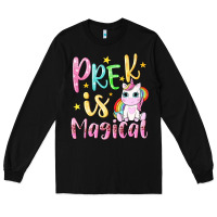 Black pre k is magical Long Sleeve Tee - NancyCooperArtShop