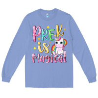 Colony Blue pre k is magical Long Sleeve Tee - NancyCooperArtShop