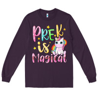 Plum pre k is magical Long Sleeve Tee - NancyCooperArtShop