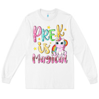 White pre k is magical Long Sleeve Tee - NancyCooperArtShop