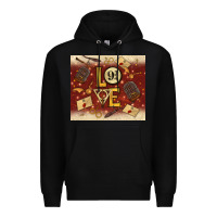 Black wizard love Premium Hoodie - TumblerDesignByShophia