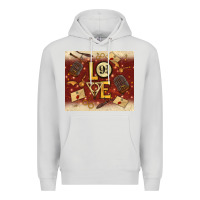 Dove Grey wizard love Premium Hoodie - TumblerDesignByShophia