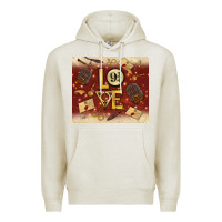 Oatmeal Heather wizard love Premium Hoodie - TumblerDesignByShophia