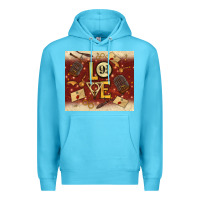 Ocean Blue wizard love Premium Hoodie - TumblerDesignByShophia