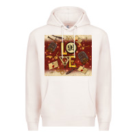 Pale Pink wizard love Premium Hoodie - TumblerDesignByShophia