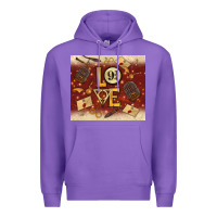 Purple wizard love Premium Hoodie - TumblerDesignByShophia