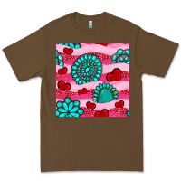 Cacao valentines day turquoise gemstone  and hearts Premium Tee - BundleAndBundleShop