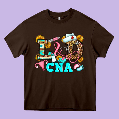 Labor And Delivery Cna Heavy Core Tee Designed By Jahusdesignshop
