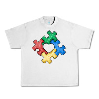 Lunar Rock autism puzzle Urban Heavy Tee - MaliasSmallBusiness