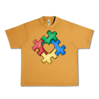 Peanut Butter autism puzzle Urban Heavy Tee - MaliasSmallBusiness