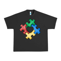 Autism Puzzle Urban Heavy Tee | Teevron