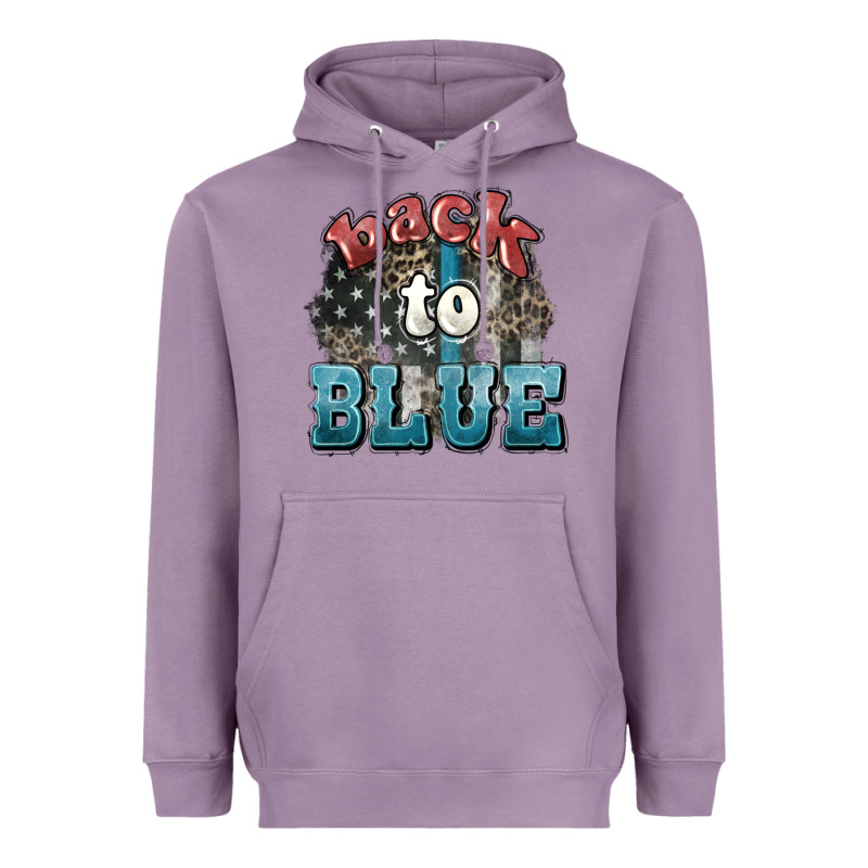 Back To Blue 4th Of July Heavyweight Hoodie by HowdyJamesFarm | Teevron