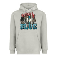 Moon Dust Back to blue 4th of july Heavyweight Hoodie - HowdyJamesFarm