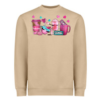 Mushroom lash hustler with eyelashes coffee cups Heavyweight Sweatshirt - NancyCooperArtShop