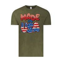 Vintage Olive made in usa Vintage Tee - MaliasSmallBusiness