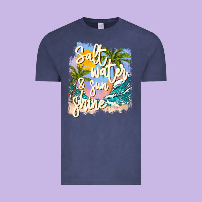 Salt Water Sunshine Vintage Tee Designed By Jahusdesignshop
