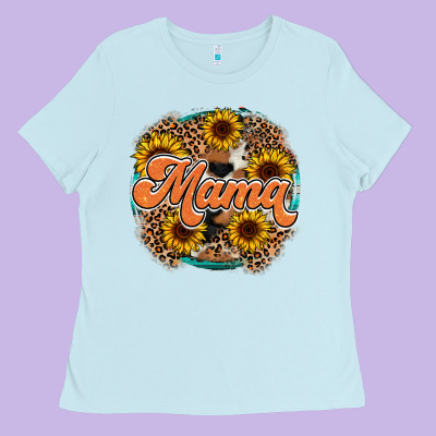 Mama Western Ladies Tee Designed By Racoondesign
