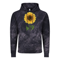 Cloud Black giganteus sunflower Vintage Hoodie - LillyAllenDesigns