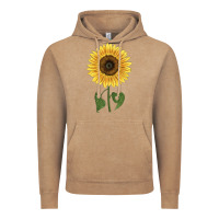 Vintage Coffee giganteus sunflower Vintage Hoodie - LillyAllenDesigns