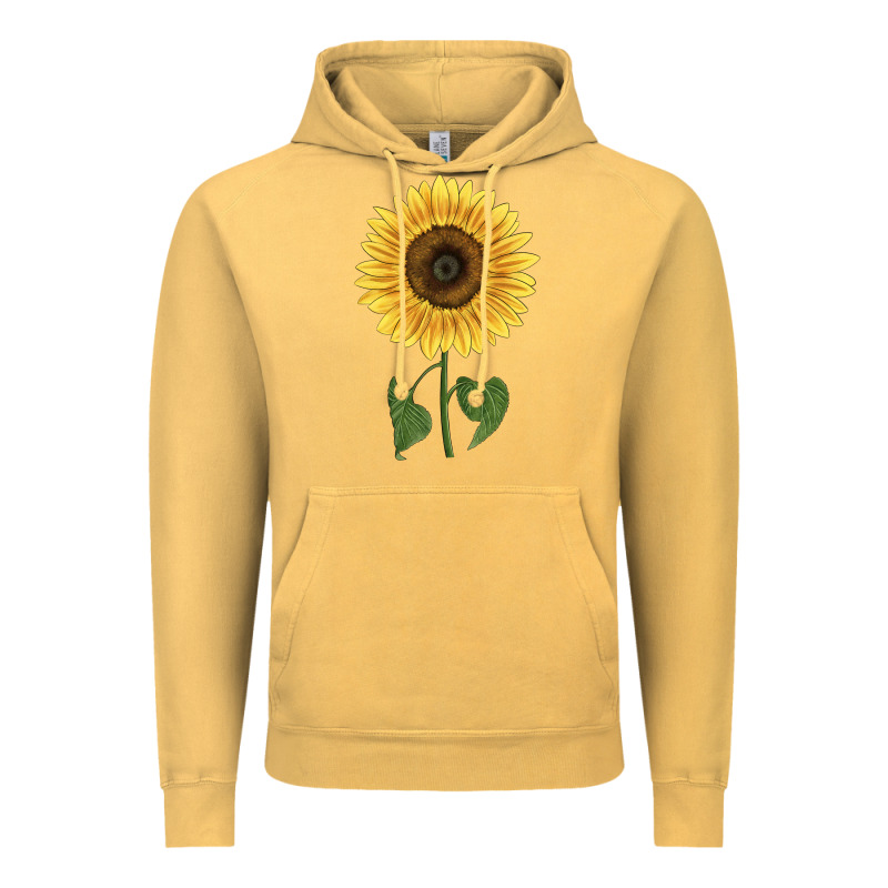 Giganteus Sunflower Vintage Hoodie by LillyAllenDesigns | Teevron