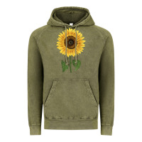 Vintage Olive giganteus sunflower Vintage Hoodie - LillyAllenDesigns