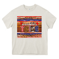 Cream 4th of July sparkler tribe Heavy Core Tee - HRA Design Shop