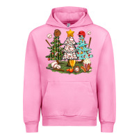 Fuchsia Pink baseball trees bbs Urban Hoodie - BundleAndBundleShop