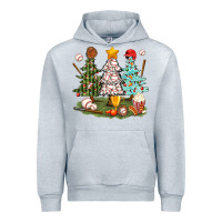 Heather Grey baseball trees bbs Urban Hoodie - BundleAndBundleShop