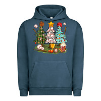 Pigment Midnight Navy baseball trees bbs Urban Hoodie - BundleAndBundleShop