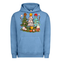 Pigment Pebble Blue baseball trees bbs Urban Hoodie - BundleAndBundleShop