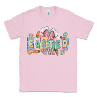 Bubblegum Pink easter  rabbit Classic Tee - MaliasSmallBusiness