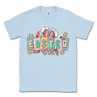 Dusty Blue easter  rabbit Classic Tee - MaliasSmallBusiness