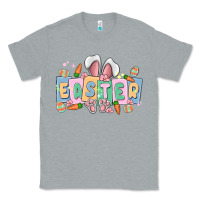 Heather Grey easter  rabbit Classic Tee - MaliasSmallBusiness