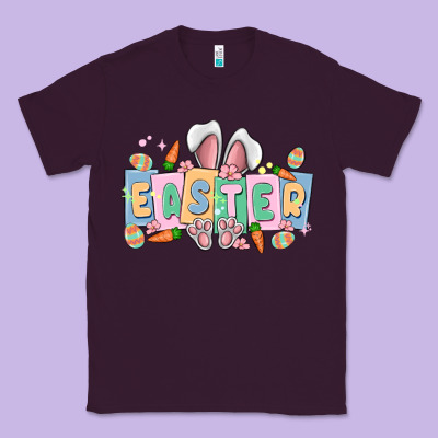 Easter  Rabbit Classic Tee Designed By Maliassmallbusiness