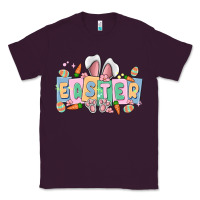 Plum easter  rabbit Classic Tee - MaliasSmallBusiness