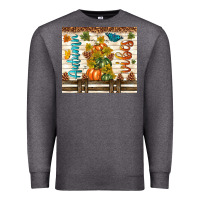 Charcoal Heather autumn vibes Premium Sweatshirt - TumblerDesignByShophia