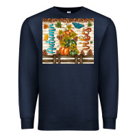 Navy autumn vibes Premium Sweatshirt - TumblerDesignByShophia