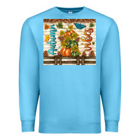 Ocean Blue autumn vibes Premium Sweatshirt - TumblerDesignByShophia