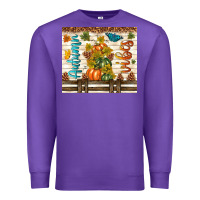 Purple autumn vibes Premium Sweatshirt - TumblerDesignByShophia