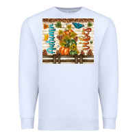White autumn vibes Premium Sweatshirt - TumblerDesignByShophia