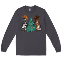 Smoke cowhide with gemstones trees Long Sleeve Tee - MaliasSmallBusiness