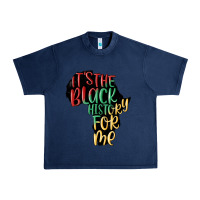 Navy its the black history for me Urban Heavy Tee - MaliasSmallBusiness