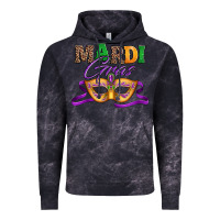 Cloud Black happy mardi gras carnival mask Vintage Hoodie - Jasminsmagicworld