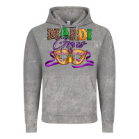 Cloud Rock happy mardi gras carnival mask Vintage Hoodie - Jasminsmagicworld