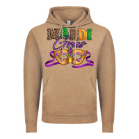 Vintage Coffee happy mardi gras carnival mask Vintage Hoodie - Jasminsmagicworld
