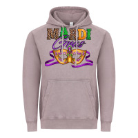 Vintage Zinc happy mardi gras carnival mask Vintage Hoodie - Jasminsmagicworld