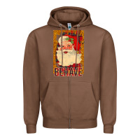 Chestnut Santa Behave Zipper Hoodie - Bettercallsaul