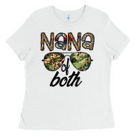 White nana of both Ladies Tee - CowhideDigitalArt