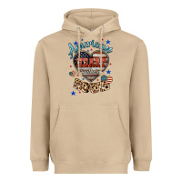 Mushroom American heart southern soul Heavyweight Hoodie - HowdyJamesFarm