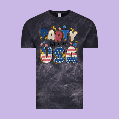 Party In The Usa Vintage Tee Designed By Maliassmallbusiness